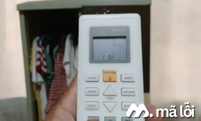 Mã lỗi F93 máy lạnh Panasonic là gì Mã lỗi F93 máy lạnh Panasonic
